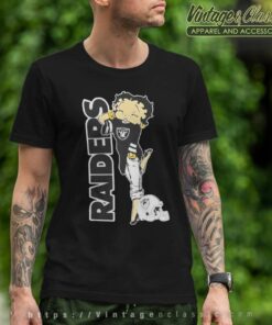 Las Vegas Raiders Betty Boop Fan T Shirt