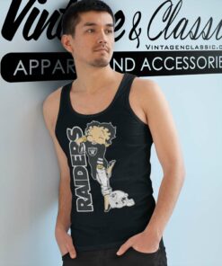 Las Vegas Raiders Betty Boop Fan Tank Top Racerback