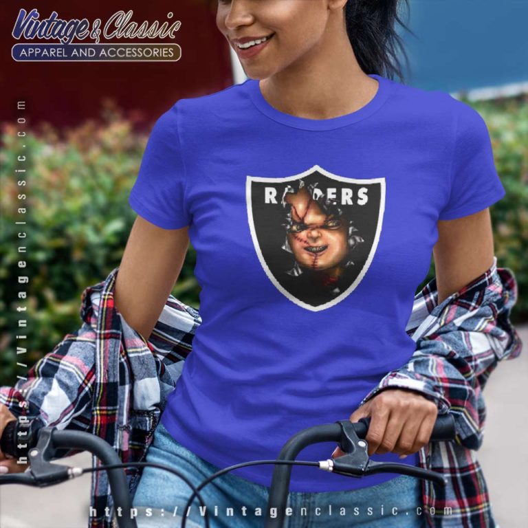 Las Vegas Raiders Chucky Logo Women TShirt Las Vegas Raiders Chucky Logo Women TShirt