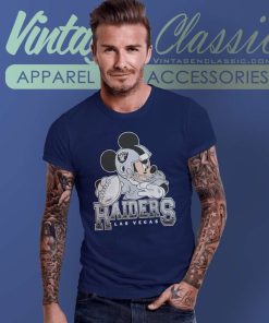 Las Vegas Raiders Disney Mickey T Shirt