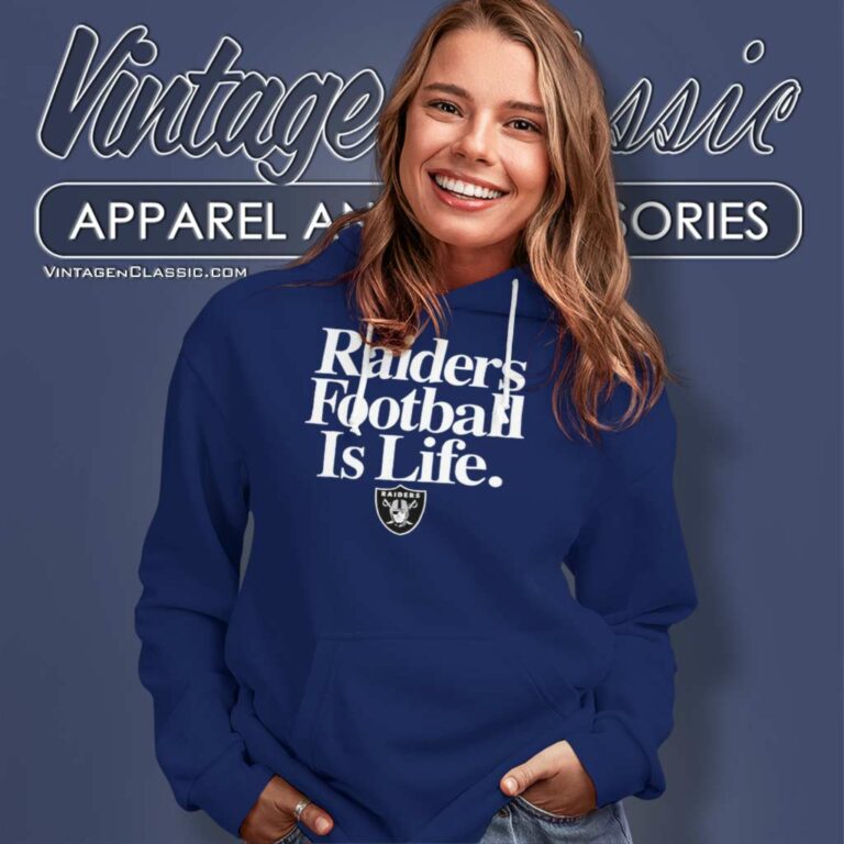 Las Vegas Raiders Football Is Life 2024 Logo Hoodie Las Vegas Raiders Football Is Life 2024 Logo Hoodie