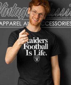 Las Vegas Raiders Football Is Life 2024 Logo T Shirt