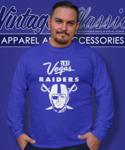 Las Vegas Raiders Football Logo Long Sleeve Tee