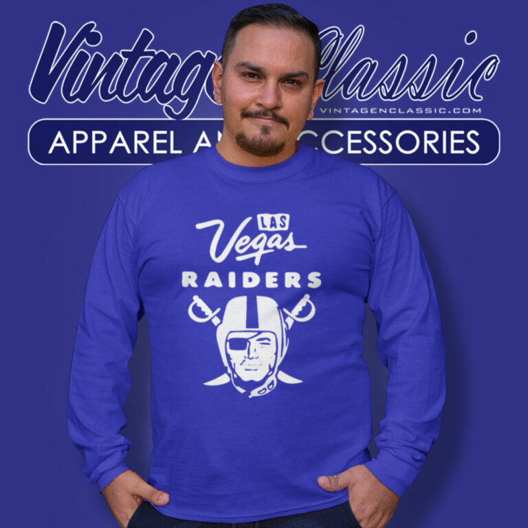 Las Vegas Raiders Football Logo Long Sleeve Tee Las Vegas Raiders Football Logo Long Sleeve Tee