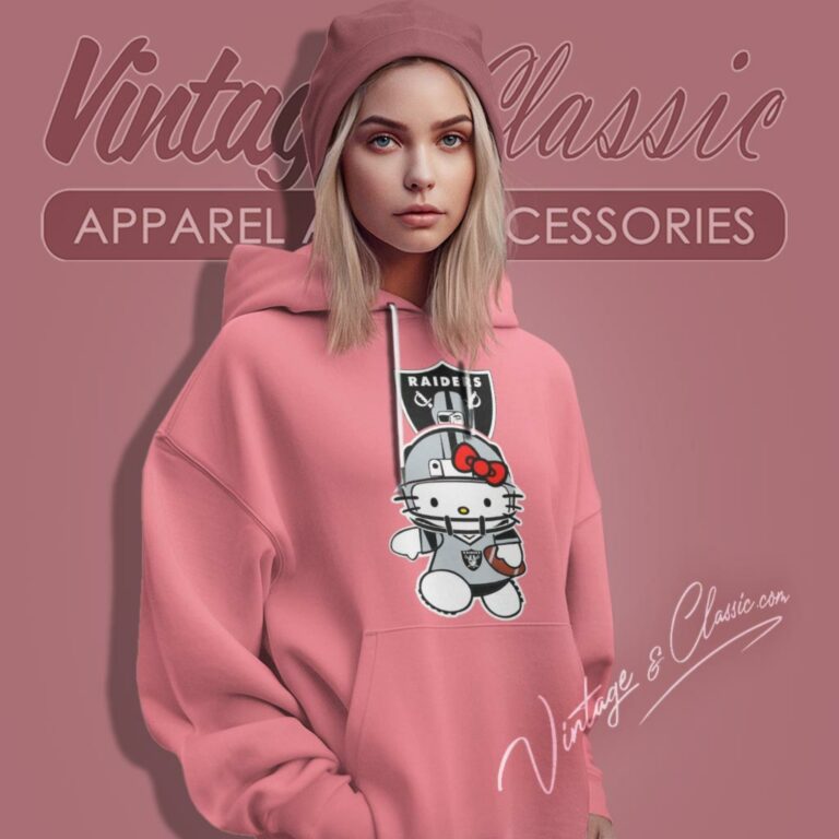 Las Vegas Raiders Hello Kitty Hoodie Las Vegas Raiders Hello Kitty Hoodie