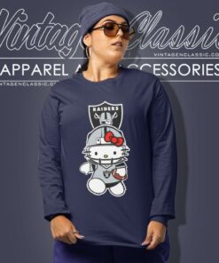 Las Vegas Raiders Hello Kitty Long Sleeve Tee