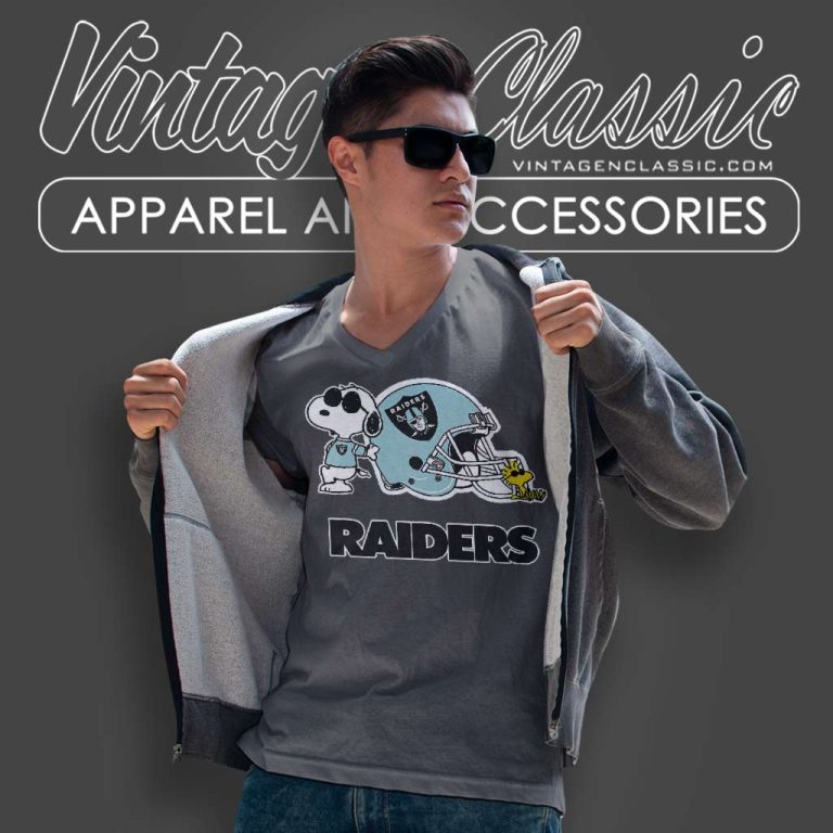 Las Vegas Raiders Joe Cool Snoopy Woodstock V Neck TShirt Las Vegas Raiders Joe Cool Snoopy Woodstock V Neck TShirt