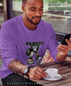 Las Vegas Raiders Lets Play Football Together Snoopy Shirt Sweatshirt