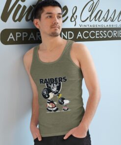 Las Vegas Raiders Lets Play Football Together Snoopy Shirt Tank Top Racerback