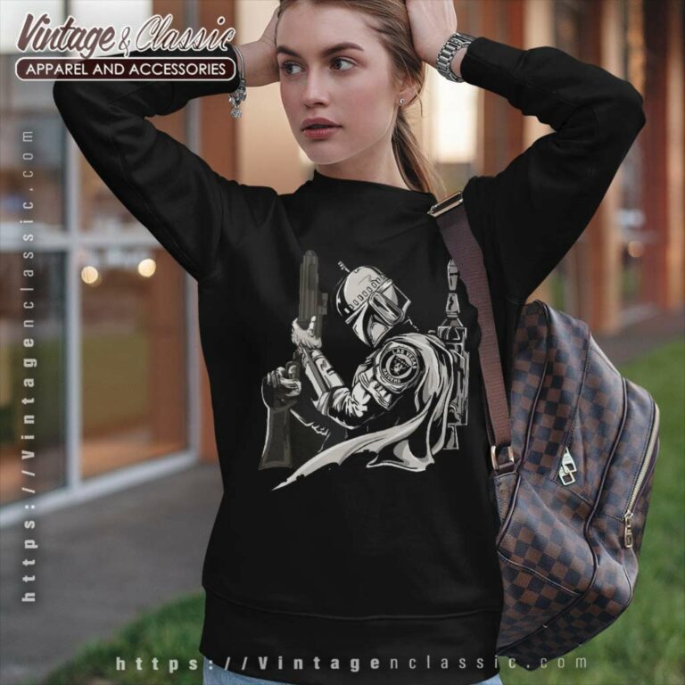 Las Vegas Raiders Mandalorian Sweatshirt Las Vegas Raiders Mandalorian Sweatshirt