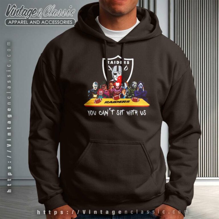 Las Vegas Raiders Shirt Horror Movies You Cant Sit With Us Hoodie Las Vegas Raiders Shirt Horror Movies You Cant Sit With Us Hoodie