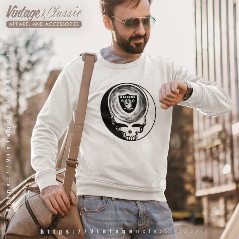 Las Vegas Raiders Shirt Nfl Grateful Dead Logo Sweatshirt Las Vegas Raiders Shirt Nfl Grateful Dead Logo Sweatshirt