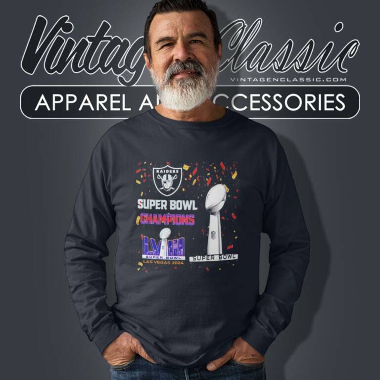 Las Vegas Raiders Shirt Super Bowl Champions Lviii Las Vegas 2024 Long Sleeve Tee Las Vegas Raiders Shirt Super Bowl Champions Lviii Las Vegas 2024 Long Sleeve Tee