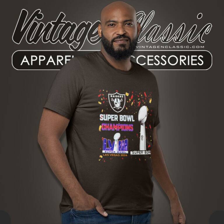 Las Vegas Raiders Shirt Super Bowl Champions Lviii Las Vegas 2024 T Shirt Las Vegas Raiders Shirt Super Bowl Champions Lviii Las Vegas 2024 T Shirt