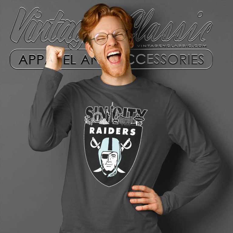 Las Vegas Raiders Sin City Long Sleeve Tee Las Vegas Raiders Sin City Long Sleeve Tee