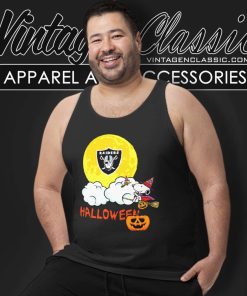 Las Vegas Raiders Snoopy Halloween Tank Top Racerback