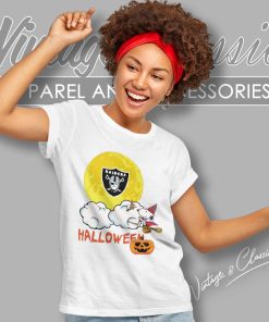 Las Vegas Raiders Snoopy Halloween Women TShirt
