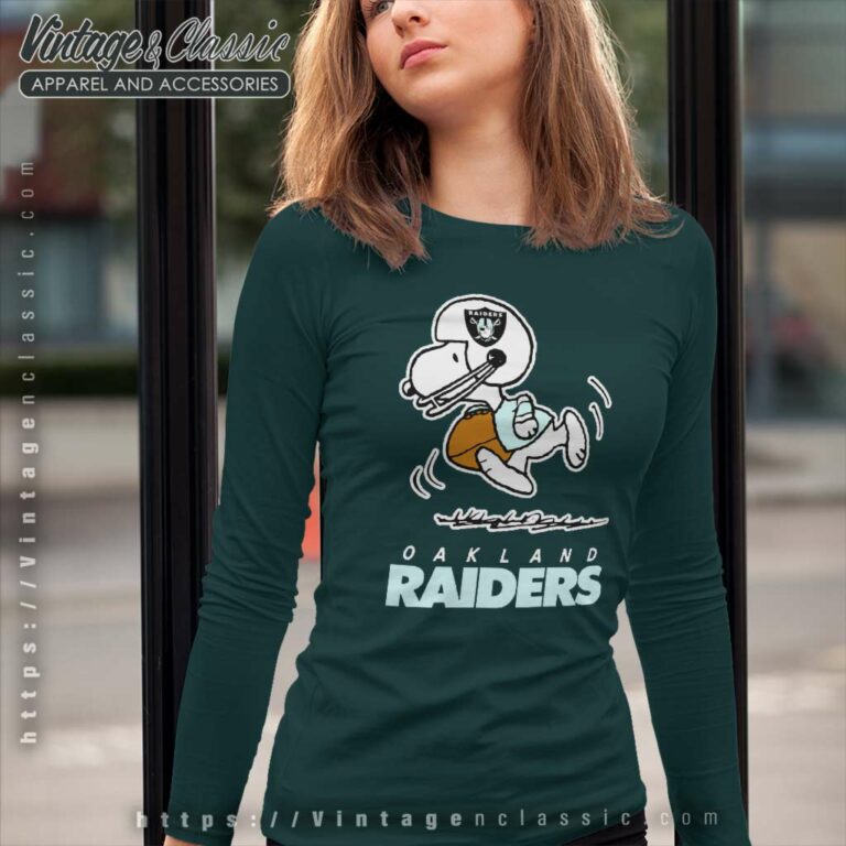 Las Vegas Raiders Snoopy Nfl Long Sleeve Tee Las Vegas Raiders Snoopy Nfl Long Sleeve Tee