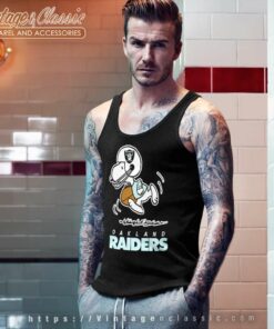 Las Vegas Raiders Snoopy Nfl Tank Top Racerback