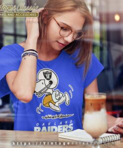 Las Vegas Raiders Snoopy Nfl Women TShirt