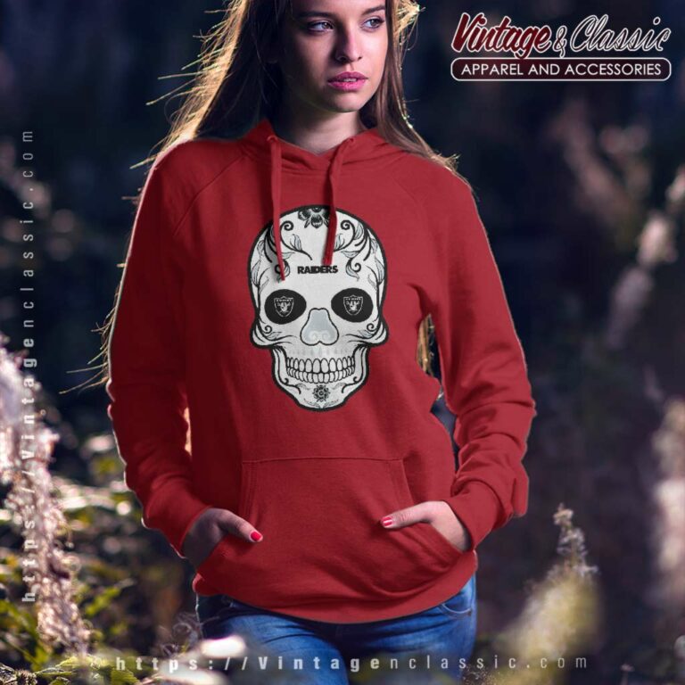 Las Vegas Raiders Sugar Skull Hoodie Las Vegas Raiders Sugar Skull Hoodie