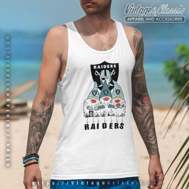 Las Vegas Raiders The Gnomes Tank Top Racerback Las Vegas Raiders The Gnomes Tank Top Racerback