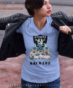 Las Vegas Raiders The Gnomes V Neck TShirt