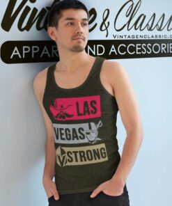 Las Vegas Strong Golden Knights Raiders Tank Top Racerback
