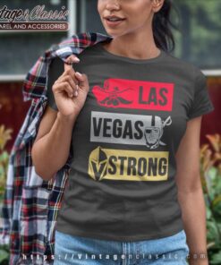 Las Vegas Strong Golden Knights Raiders Women TShirt