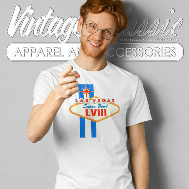 Las Vegas Super Bowl Lviii Football T Shirt Las Vegas Super Bowl Lviii Football T Shirt