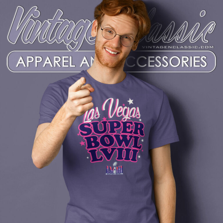 Las Vegas Super Bowl Lviii Logo T Shirt Las Vegas Super Bowl Lviii Logo T Shirt