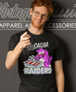 Lasagna Raiders Garfield Cat T Shirt