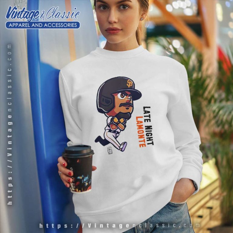 Late Night Lemonte Chibi San Francisco Giants Sweatshirt Late Night Lemonte Chibi San Francisco Giants Sweatshirt