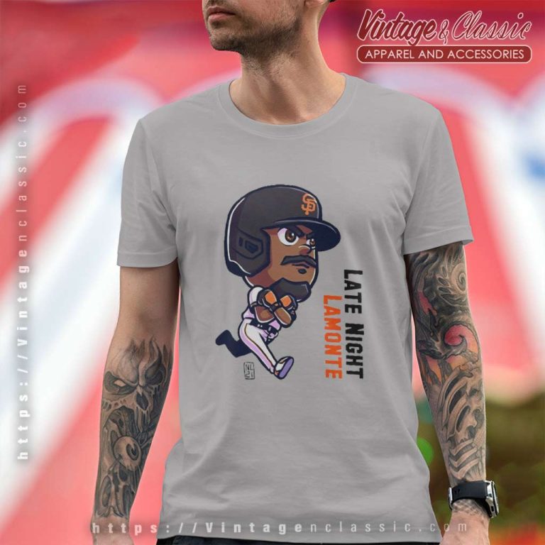 Late Night Lemonte Chibi San Francisco Giants T Shirt Late Night Lemonte Chibi San Francisco Giants T Shirt