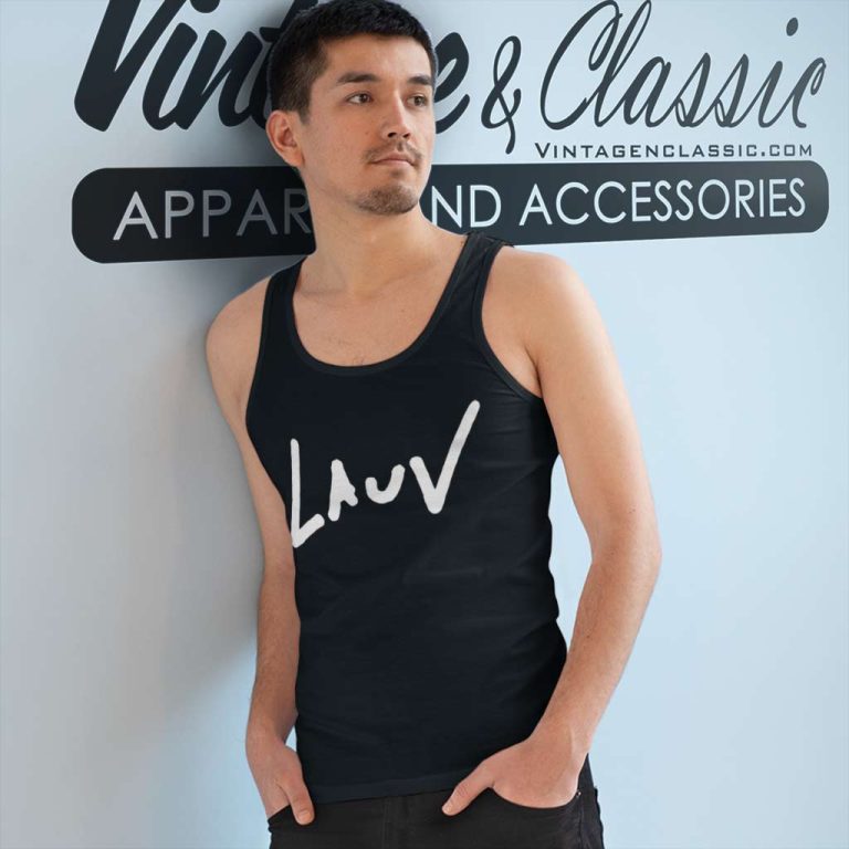 Lauv Logo Signature Tank Top Racerback Lauv Logo Signature Tank Top Racerback