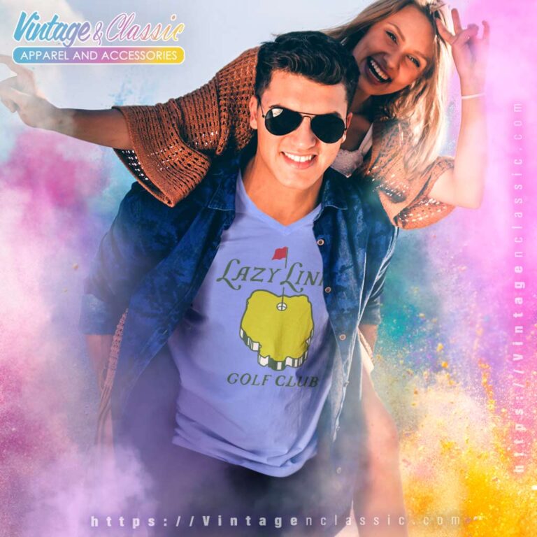 Lazy Links Golf Club V Neck TShirt Lazy Links Golf Club V Neck TShirt