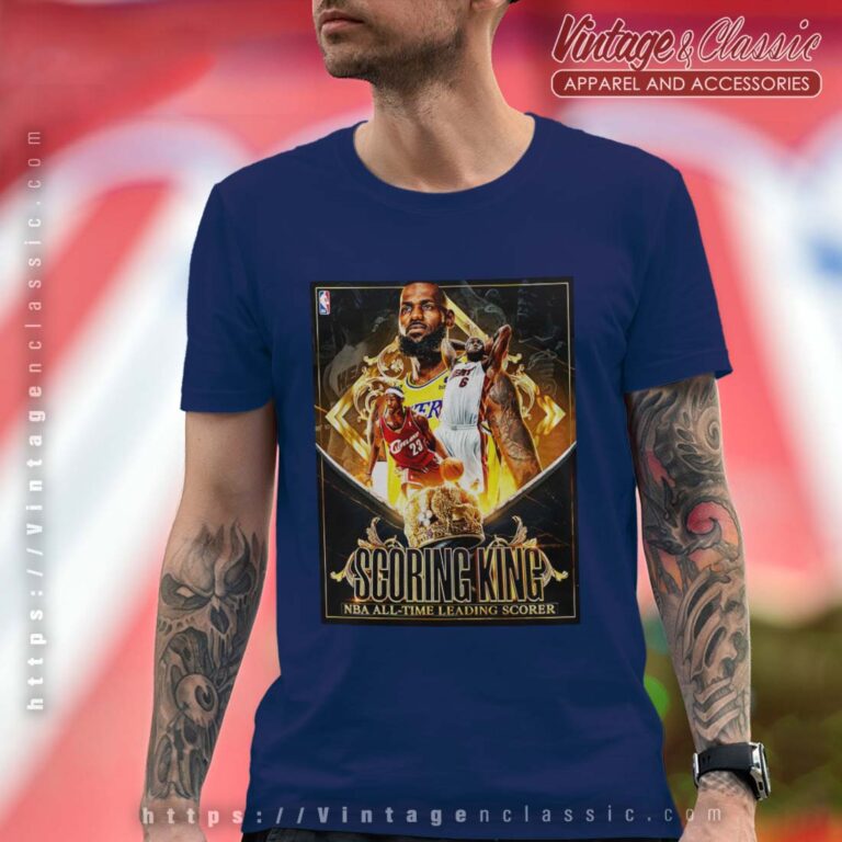 LeBron James Scoring King Shirt NBA All Time Leading Scored Shirt LeBron James Scoring King Shirt NBA All Time Leading Scored Shirt