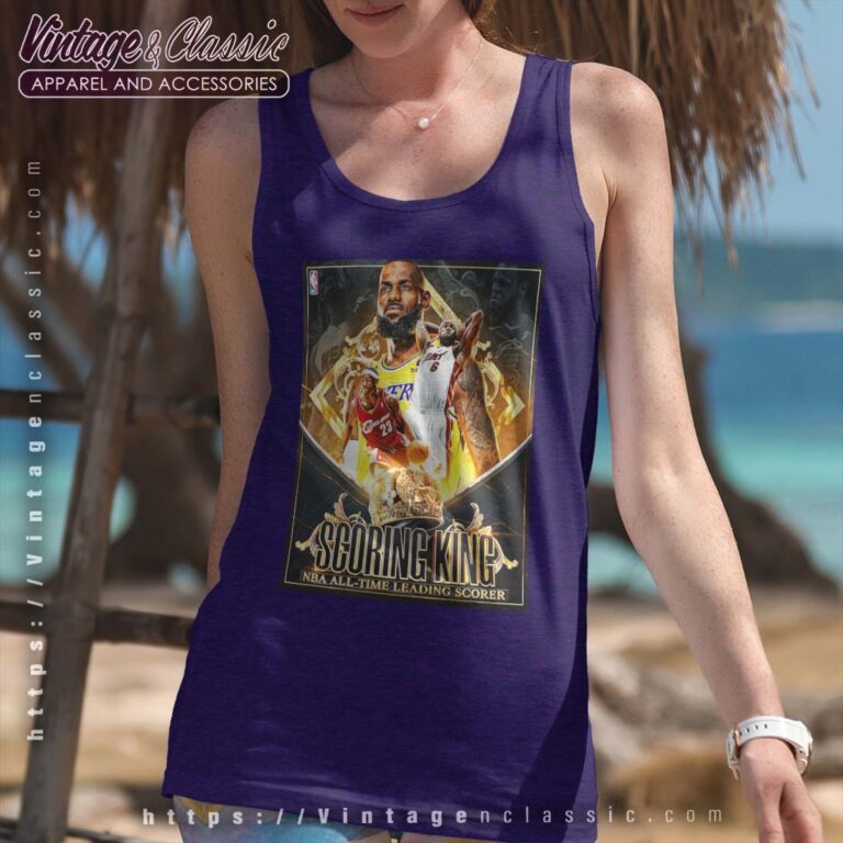 LeBron James Scoring King Shirt NBA All Time Leading Scored Vneck LeBron James Scoring King Shirt NBA All Time Leading Scored Vneck