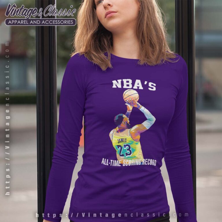 LeBron breaks NBAs All time Scoring Record Longsleeves LeBron breaks NBAs All time Scoring Record Longsleeves