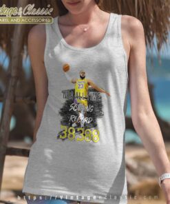 Lebron James 38388 Record Breaking Tank Lebron Scoring Record Shirt