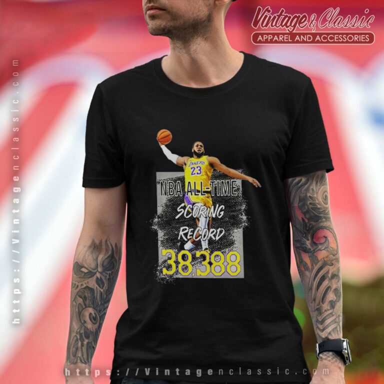 Lebron James 38388 Record Breaking Tshirt Lebron Scoring Record Shirt Lebron James 38388 Record Breaking Tshirt Lebron Scoring Record Shirt