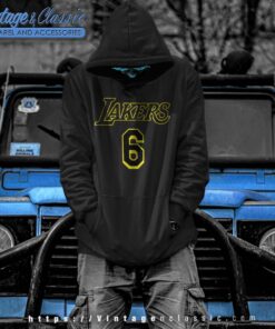 Lebron James 6 Los Angeles Lakers Hoodie