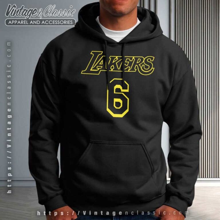 Lebron James 6 Los Angeles Lakers Mens Hoodie Lebron James 6 Los Angeles Lakers Mens Hoodie