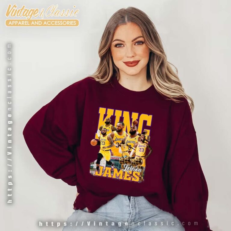Lebron James King of The World Sweatshirt 3 Lebron James King of The World Sweatshirt 3