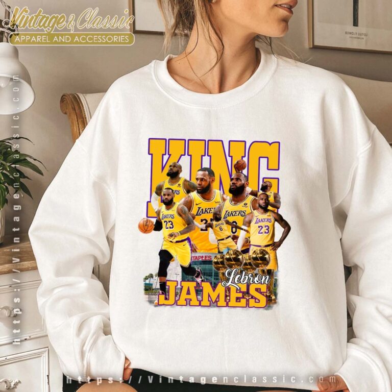 Lebron James King of The World Sweatshirt Lebron James King of The World Sweatshirt