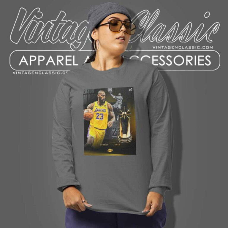 Lebron James Los Angeles Lakers Shirt Season Tournament Mvp Long Sleeve Tee Lebron James Los Angeles Lakers Shirt Season Tournament Mvp Long Sleeve Tee