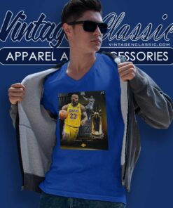 Lebron James Los Angeles Lakers Shirt Season Tournament Mvp V Neck TShirt