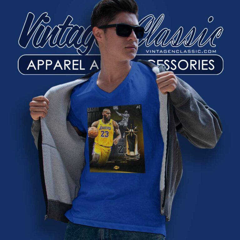 Lebron James Los Angeles Lakers Shirt Season Tournament Mvp V Neck TShirt Lebron James Los Angeles Lakers Shirt Season Tournament Mvp V Neck TShirt