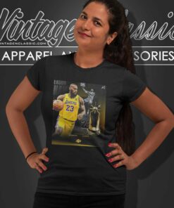 Lebron James Los Angeles Lakers Shirt Season Tournament Mvp Women TShirt