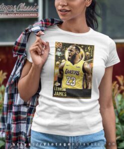 Lebron James Nba Champ Poster Women TShirt